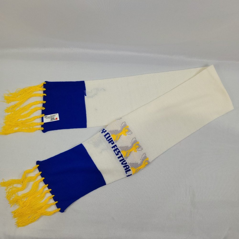 CFL Winnipeg Blue Bombers 1991 Grey Cup Festival Vintage Winter Scarf